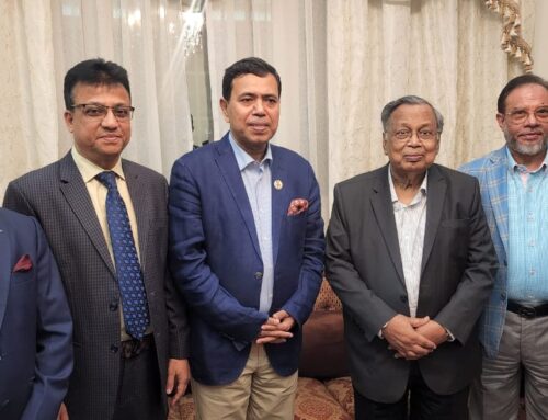 BBC Members with H.E. Mr. Abul Hassan Mahmood Ali, MP (Hon’ble Finance Minister, Government of Bangladesh) at Dinner party in Abu Dhabi on 8th May 2024